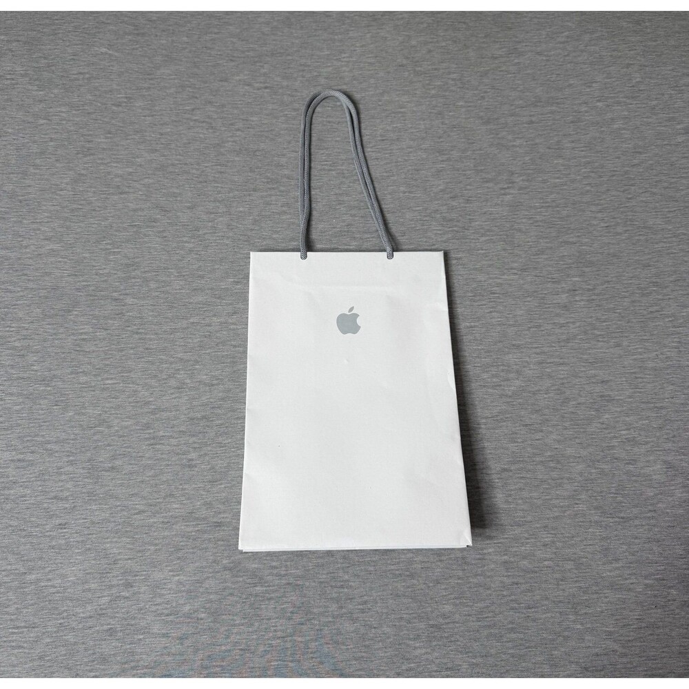Apple Store 8”x11” White Gift Bag